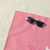 Bride Wedding bachelorette Ehefrau Personalisiert Strandtuch (Beispiel)