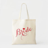 Bride Wedding Brautparty Elegante Slim Tote Tasche (Vorne)
