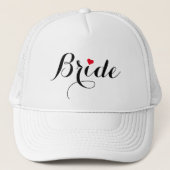 Bride Wedding Brautparty Junggeselinnen-Abschied Truckerkappe (Vorderseite)