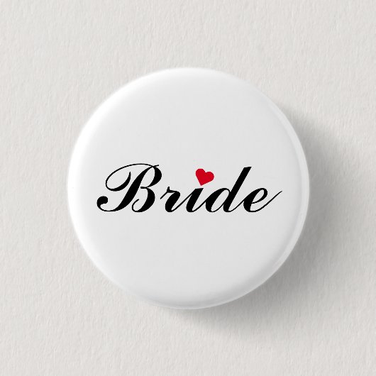 Bride Wedding Bridal Junggeselinnen-Abschied Butto Button (Vorderseite)