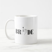 Bride Wedding Bridesmaid Squad Junggeselinnen-Absc Kaffeetasse (Links)