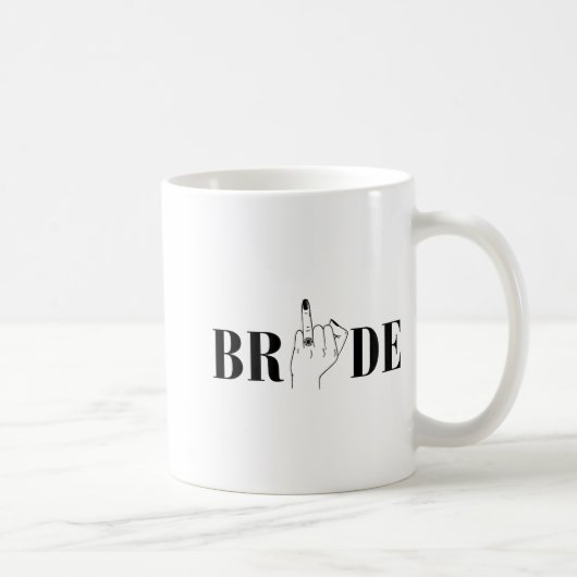 Bride Wedding Bridesmaid Squad Junggeselinnen-Absc Kaffeetasse (Rechts)