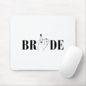 Bride Wedding Bridesmaid Squad Junggeselinnen-Absc Mousepad (Mit Mouse)