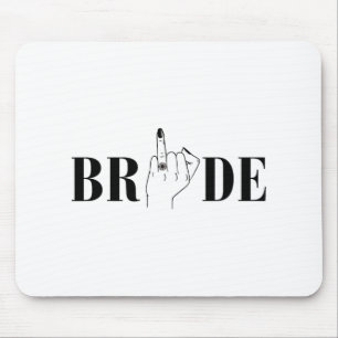 Bride Wedding Bridesmaid Squad Junggeselinnen-Absc Mousepad