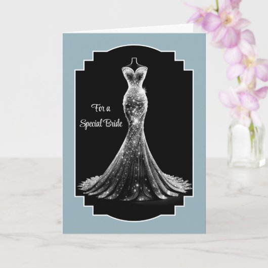 Bride Wedding Card Karte (Orchidee)