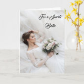 Bride Wedding Card Karte (Gelbe Blume)