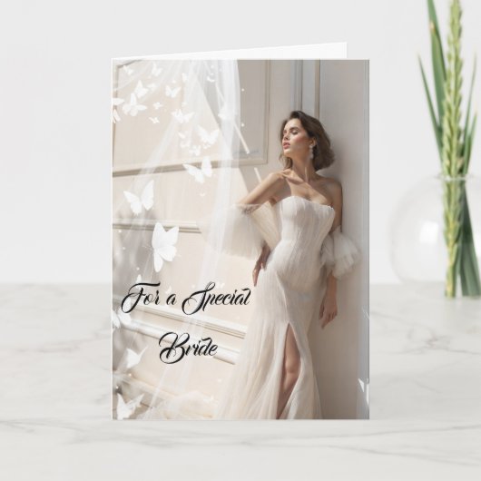 Bride Wedding Card Karte (Vorderseite)