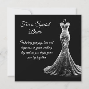 Bride Wedding Card Karte