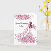 Bride Wedding Card Karte (Gelbe Blume)