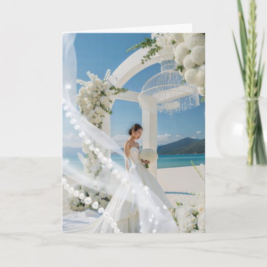 Bride Wedding Card Karte (Vorderseite)
