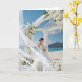 Bride Wedding Card Karte (Gelbe Blume)