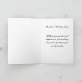 Bride Wedding Card Karte (Innenseite)