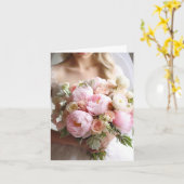 Bride Wedding Card Karte (Gelbe Blume)