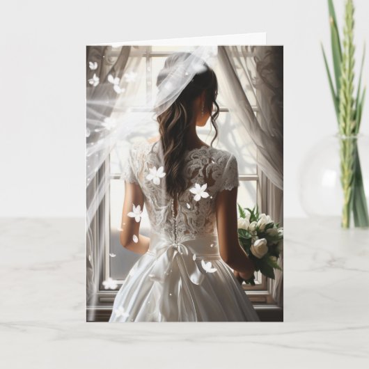 Bride Wedding Card Karte (Vorderseite)