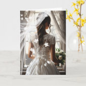 Bride Wedding Card Karte (Gelbe Blume)