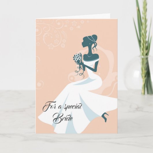 Bride Wedding Card Karte (Vorderseite)