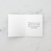 Bride Wedding Card Karte (Innenseite)