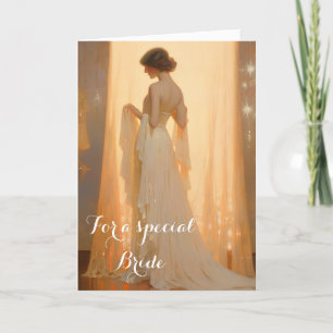 Bride Wedding Card Karte