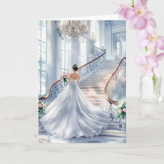 Bride Wedding Card Karte (Orchidee)