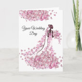 Bride Wedding Card Karte (Vorderseite)