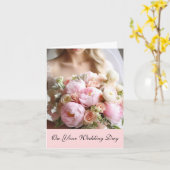 Bride Wedding Card Karte (Gelbe Blume)