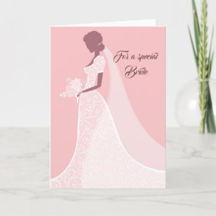 Bride Wedding Card Karte
