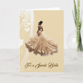 Bride Wedding Card Karte (Vorderseite)