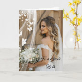 Bride Wedding Card Karte (Gelbe Blume)