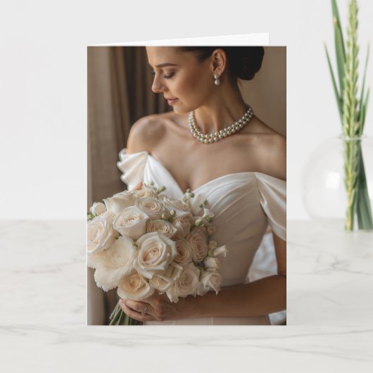 Bride Wedding Card Karte (Vorderseite)