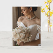 Bride Wedding Card Karte (Gelbe Blume)