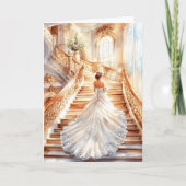 Bride Wedding Card Karte (Vorderseite)