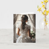 Bride Wedding Card Karte (Gelbe Blume)