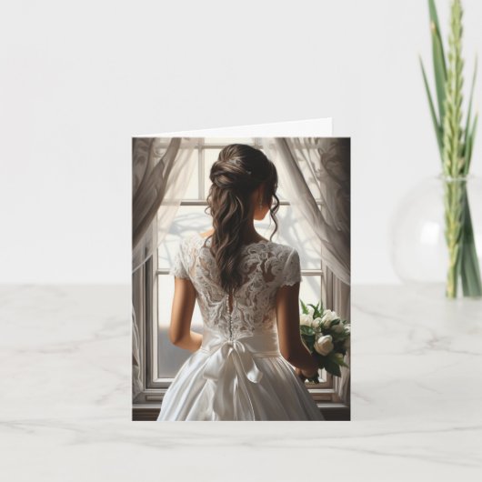 Bride Wedding Card Karte (Vorderseite)