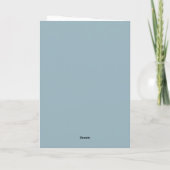 Bride Wedding Card Karte (Rückseite)