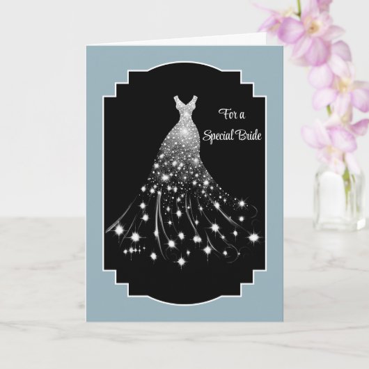 Bride Wedding Card Karte (Orchidee)