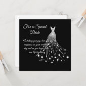 Bride Wedding Card Karte (Vorderseite/Rückseite Beispiel)