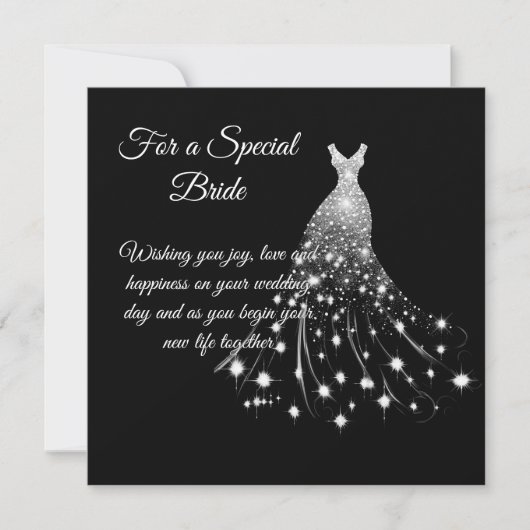 Bride Wedding Card Karte (Vorderseite)