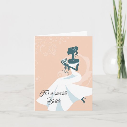 Bride Wedding Card Karte (Vorderseite)