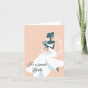 Bride Wedding Card Karte