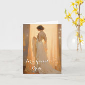 Bride Wedding Card Karte (Gelbe Blume)