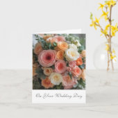 Bride Wedding Card Karte (Gelbe Blume)