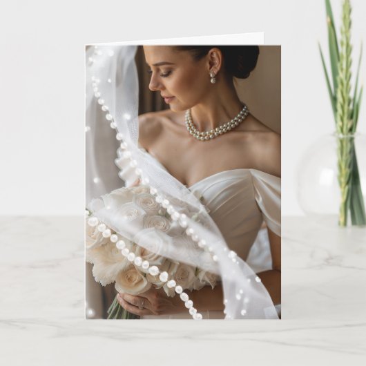 Bride Wedding Card Karte (Vorderseite)