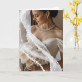 Bride Wedding Card Karte (Gelbe Blume)