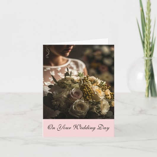 Bride Wedding Card Karte (Vorderseite)