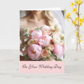 Bride Wedding Card Karte (Gelbe Blume)