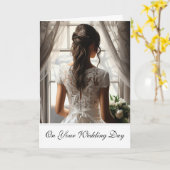 Bride Wedding Card Karte (Gelbe Blume)
