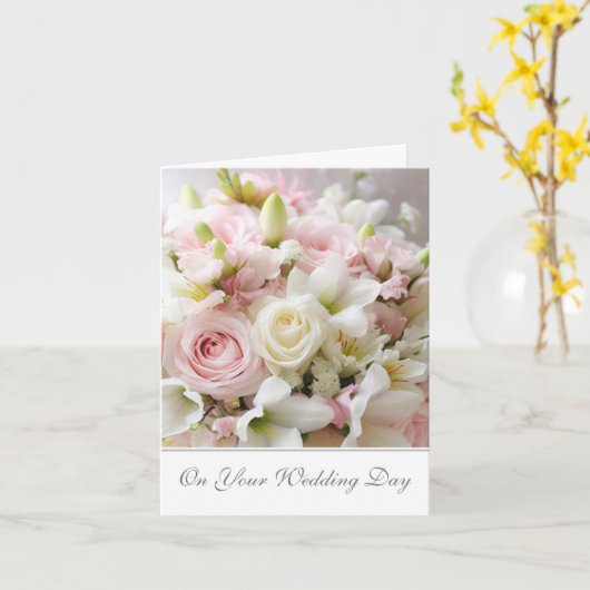 Bride Wedding Card Karte (Gelbe Blume)