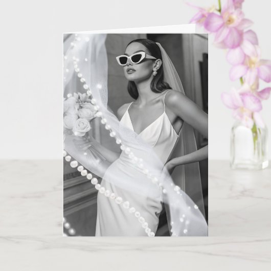 Bride Wedding Card Karte (Orchidee)