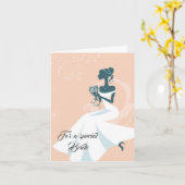 Bride Wedding Card Karte (Gelbe Blume)