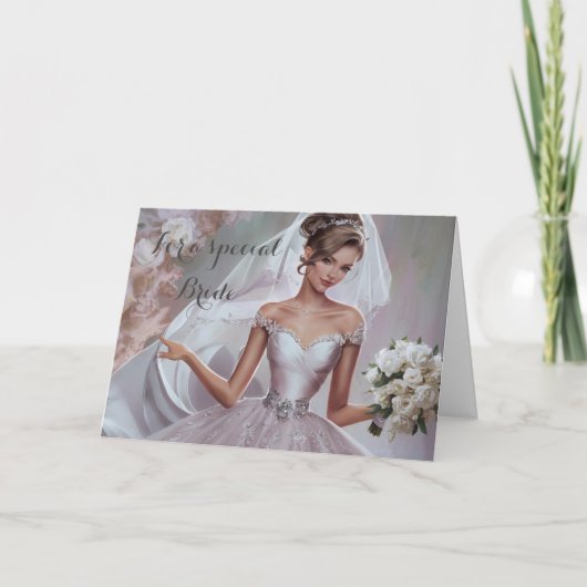 Bride Wedding Card Karte (Vorderseite)